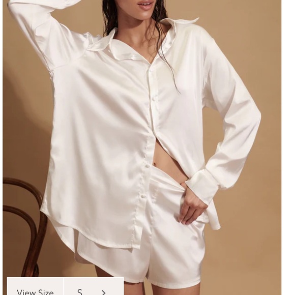 Kat the Label Celine Sleep Set in Ivory - Picture 3 of 8